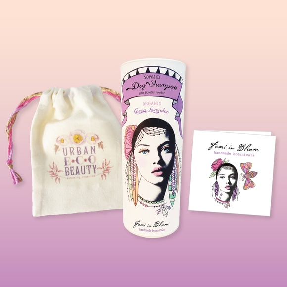 Plant Based Dry Shampoo Hair Booster Powder Organic / Urban Eco Beauty - Picture 7 of 14